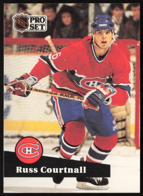 1991-92 Pro Set NHL Russ Courtnall #126 (Front)