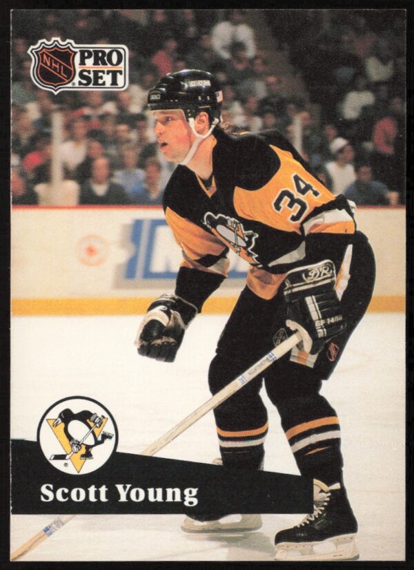 1991-92 Pro Set NHL Scott Young #195 (Front)