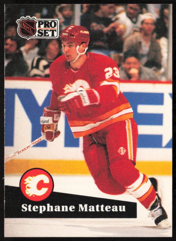 1991-92 Pro Set NHL Stephane Matteau #27 (Front)