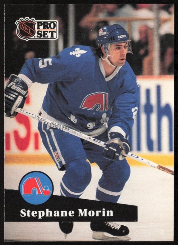 1991-92 Pro Set NHL Stephane Morin #201 (Front)