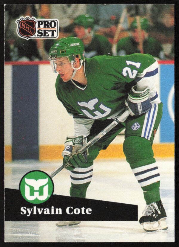 1991-92 Pro Set NHL Sylvain Cote #82 (Front)