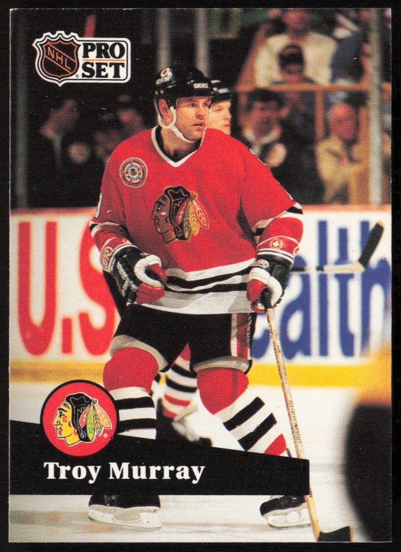 1991-92 Pro Set NHL Troy Murray #46 (Front)