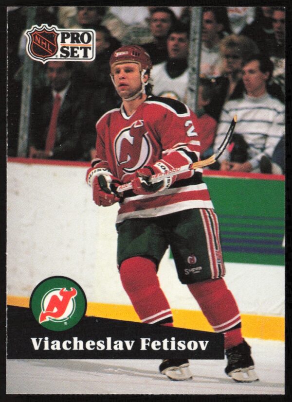 1991-92 Pro Set NHL Viacheslav Fetisov #142 (Front)