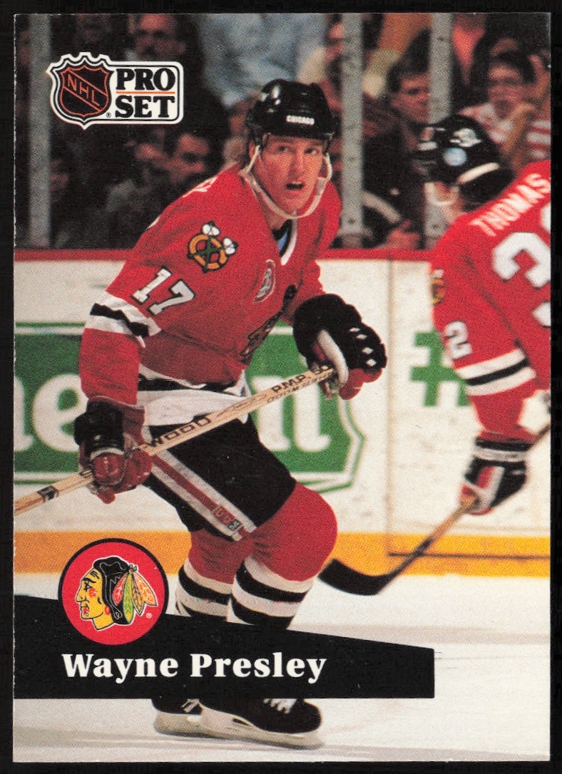 1991-92 Pro Set NHL Wayne Presley #44 (Front)