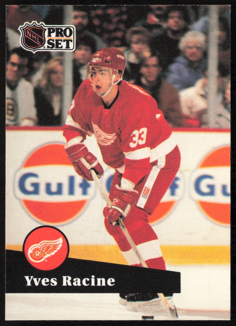 1991-92 Pro Set NHL Yves Racine #54 (Front)