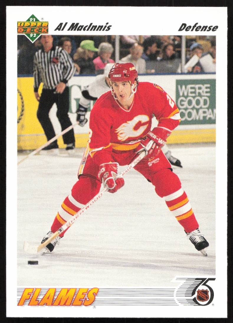 1991-92 Upper Deck Al MacInnis #243 (Front)