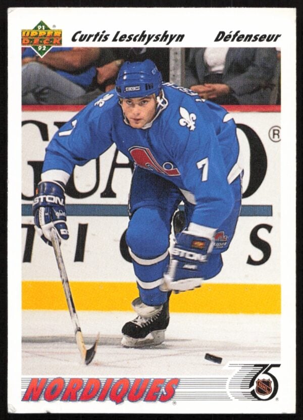 1991-92 Upper Deck Curtis Leschyshyn #413 (Front)