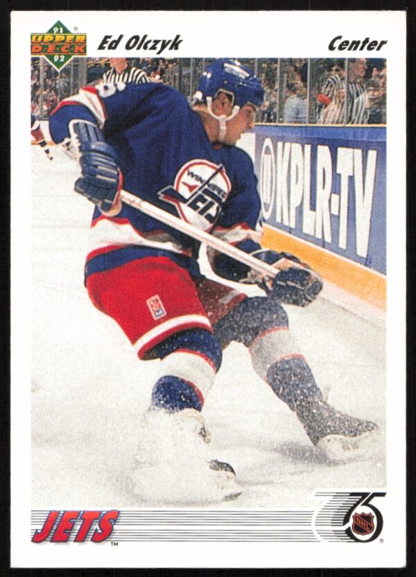 1991-92 Upper Deck Ed Olczyk #387 (Front)