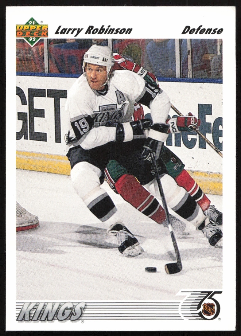 1991-92 Upper Deck Larry Robinson #499 (Front)