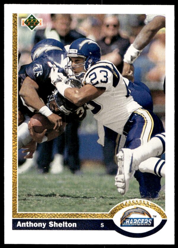 1991 Upper Deck Anthony Shelton #588 (Front)