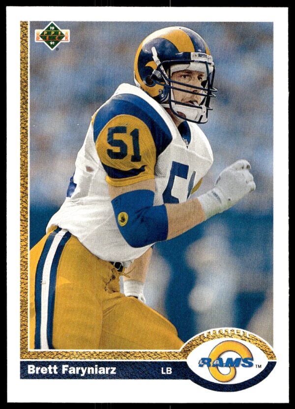 1991 Upper Deck Brett Faryniarz #568 (Front)