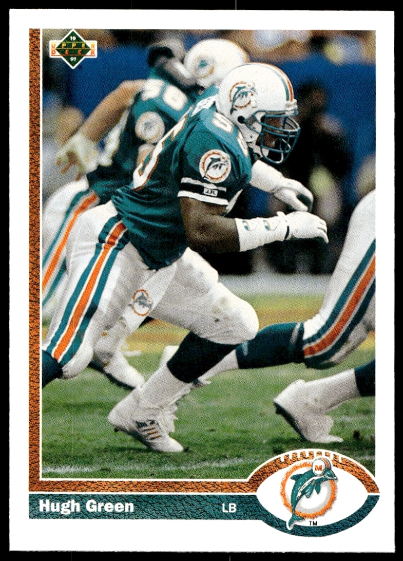 1991 Upper Deck Hugh Green #537 (Front)