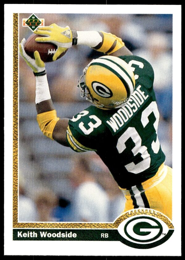 1991 Upper Deck Keith Woodside #536 (Front)