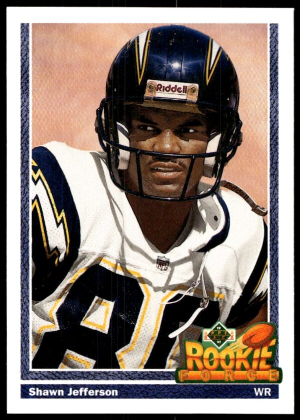 1991 Upper Deck Shawn Jefferson #608 (Front)