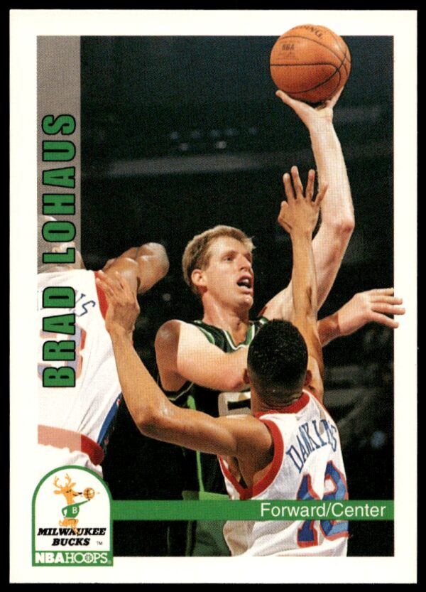 1992-93 NBA Hoops Brad Lohaus #418 (Front)