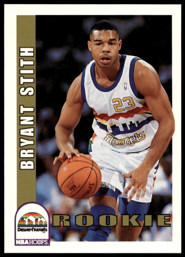 1992-93 NBA Hoops Bryant Stith #378 (Front)