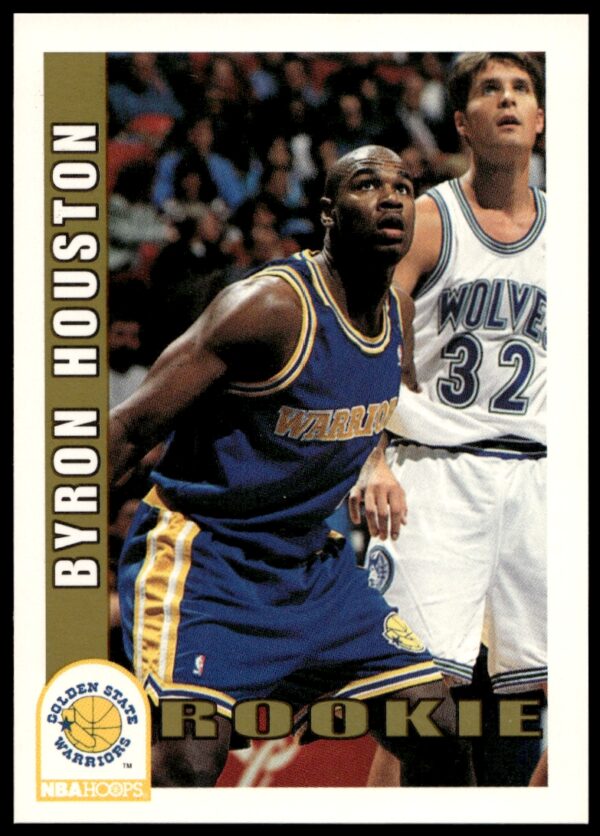 1992-93 NBA Hoops Byron Houston #387 (Front)