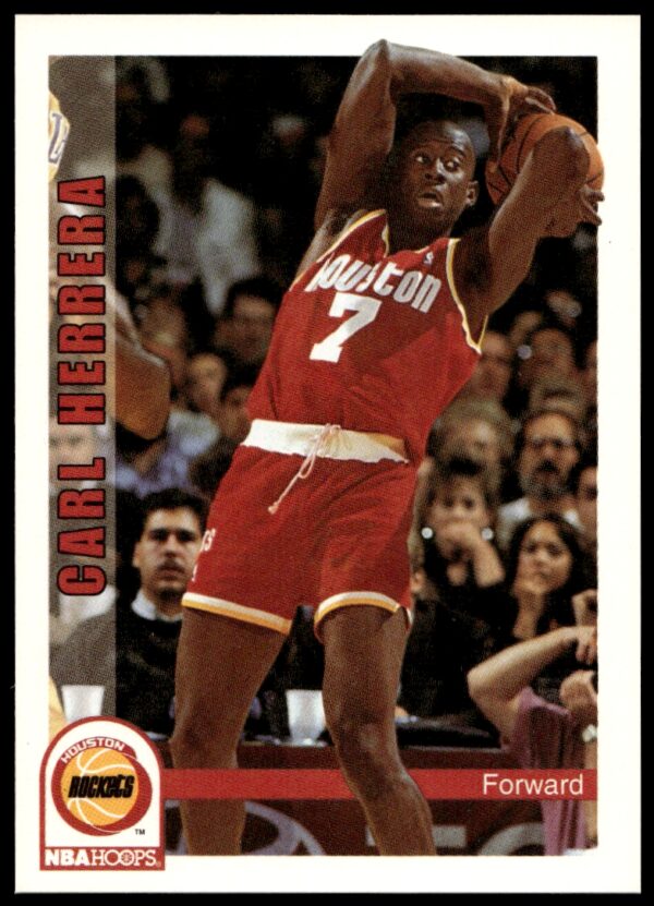 1992-93 NBA Hoops Carl Herrera #391 (Front)