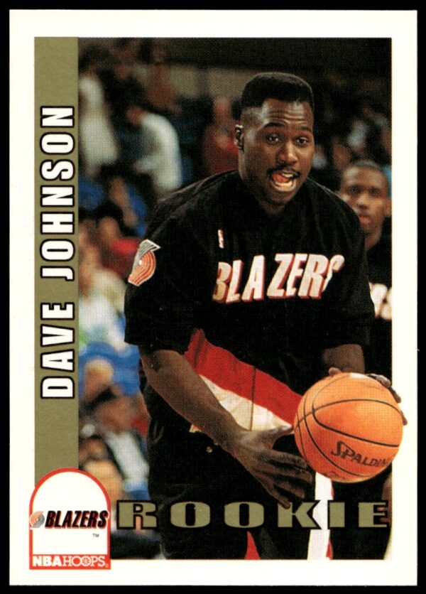 1992-93 NBA Hoops Dave Johnson #456 (Front)