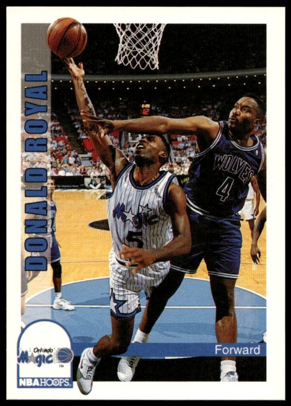 1992-93 NBA Hoops Donald Royal #443 (Front)