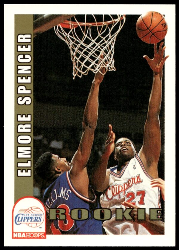 1992-93 NBA Hoops Elmore Spencer #404 (Front)