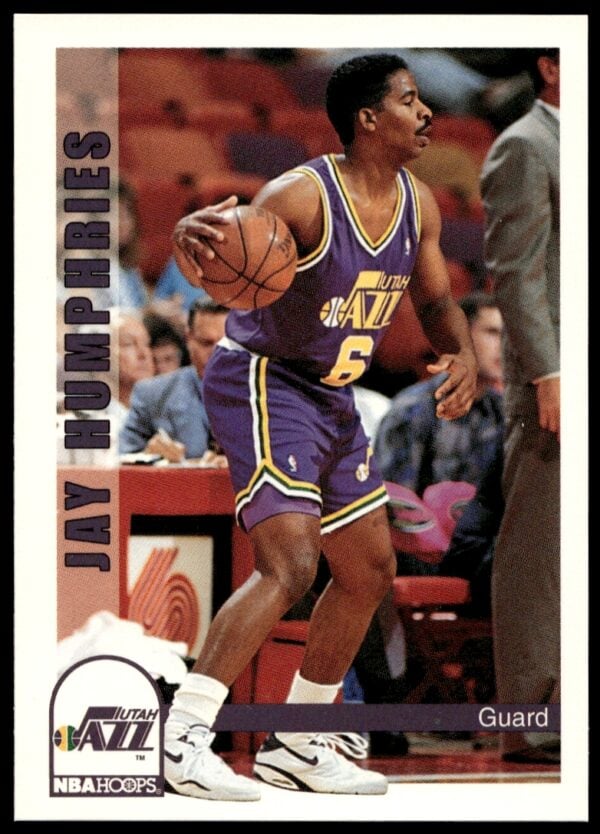 1992-93 NBA Hoops Jay Humphries #474 (Front)