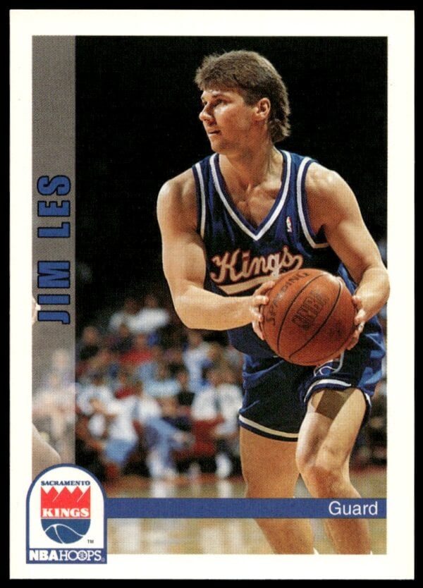 1992-93 NBA Hoops Jim Les #462 (Front)
