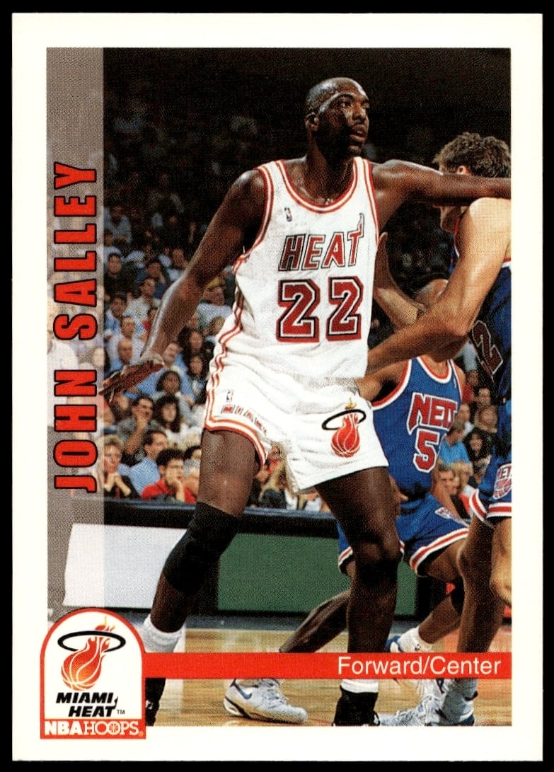 1992-93 NBA Hoops John Salley #414 (Front)