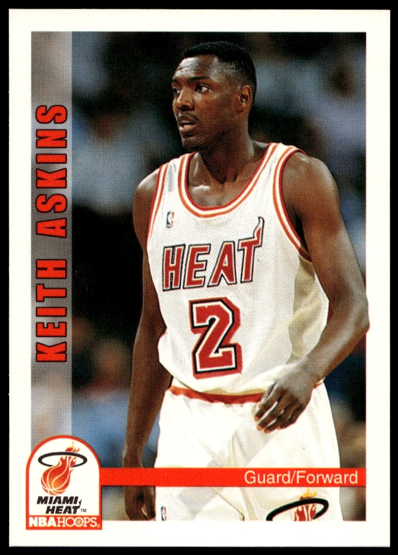 1992-93 NBA Hoops Keith Askins #411 (Front)