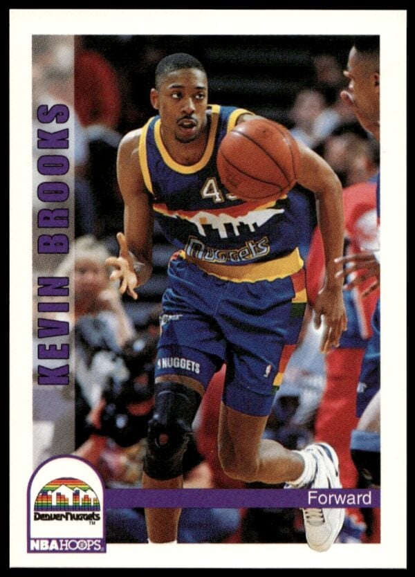 1992-93 NBA Hoops Kevin Brooks #374 (Front)