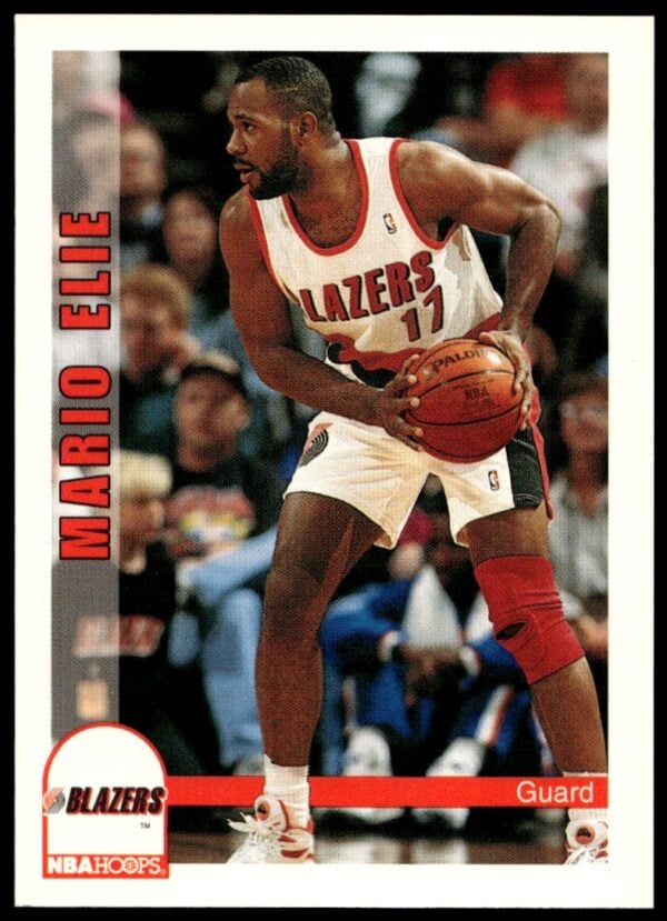 1992-93 NBA Hoops Mario Elie #455 (Front)