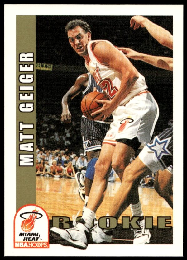 1992-93 NBA Hoops Matt Geiger #412 (Front)