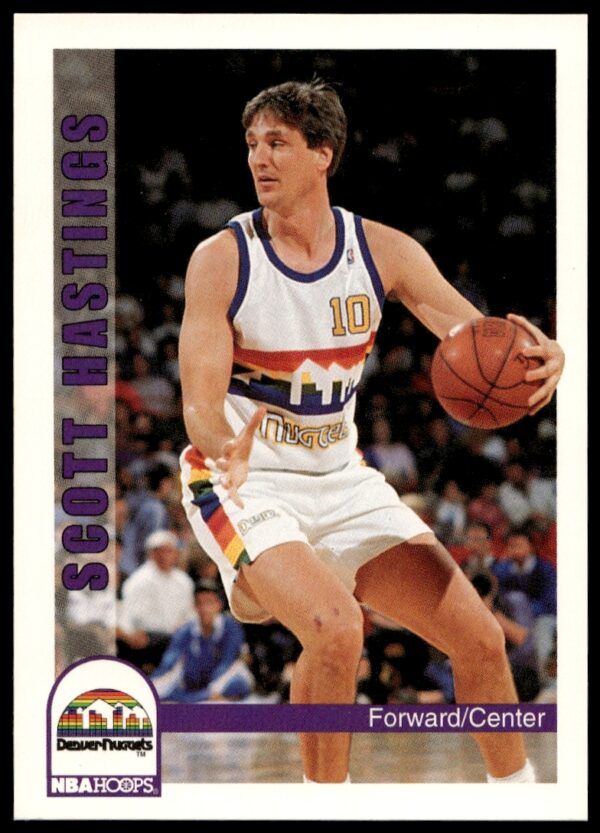 1992-93 NBA Hoops Scott Hastings #376 (Front)