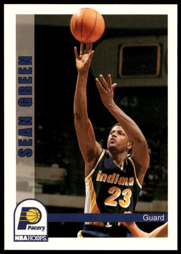 1992-93 NBA Hoops Sean Green #396 (Front)