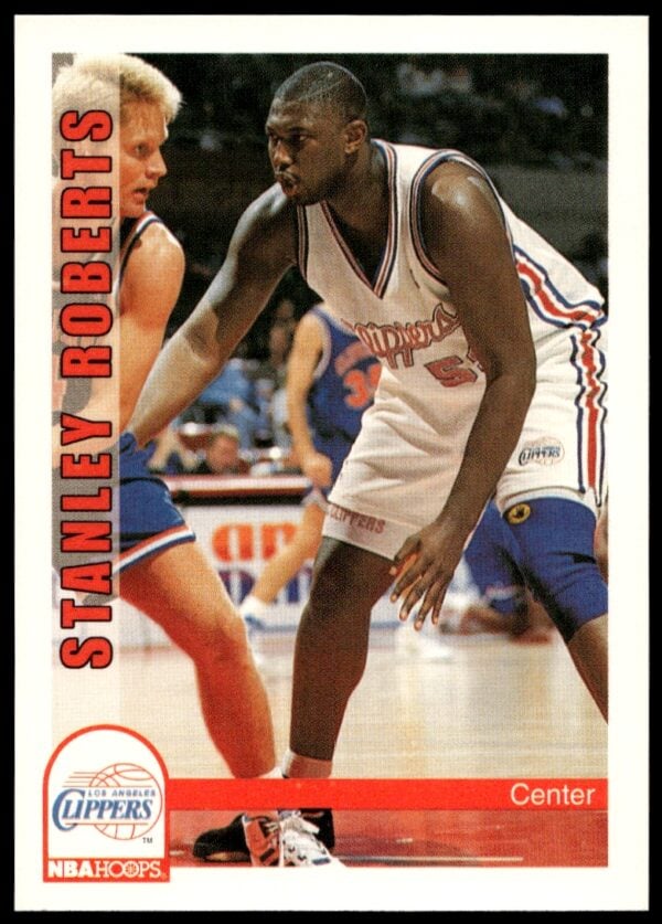 1992-93 NBA Hoops Stanley Roberts #403 (Front)