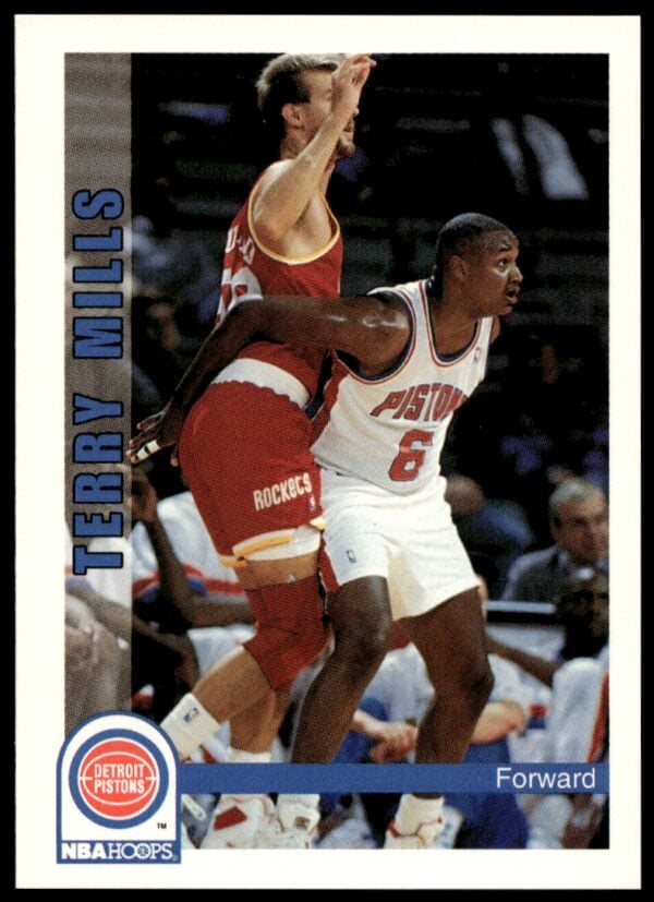 1992-93 NBA Hoops Terry Mills #381 (Front)