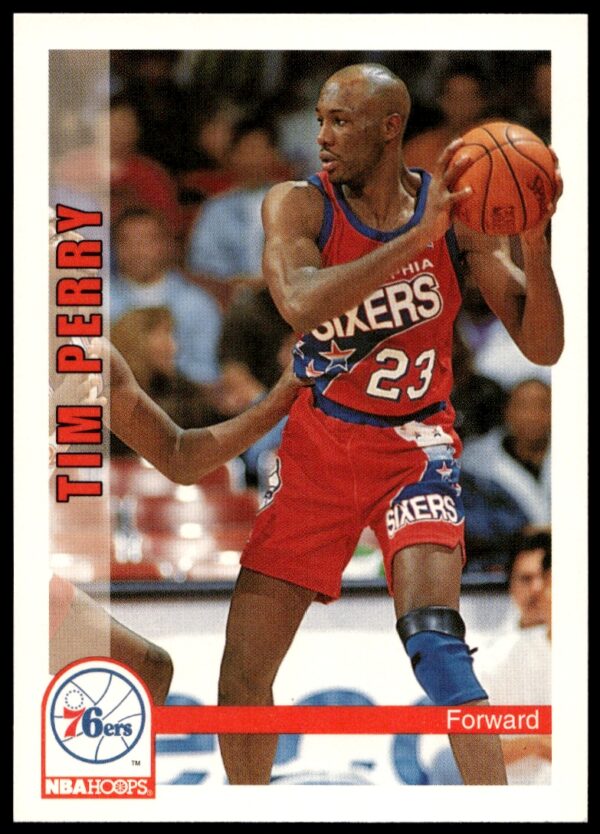 1992-93 NBA Hoops Tim Perry #448 (Front)