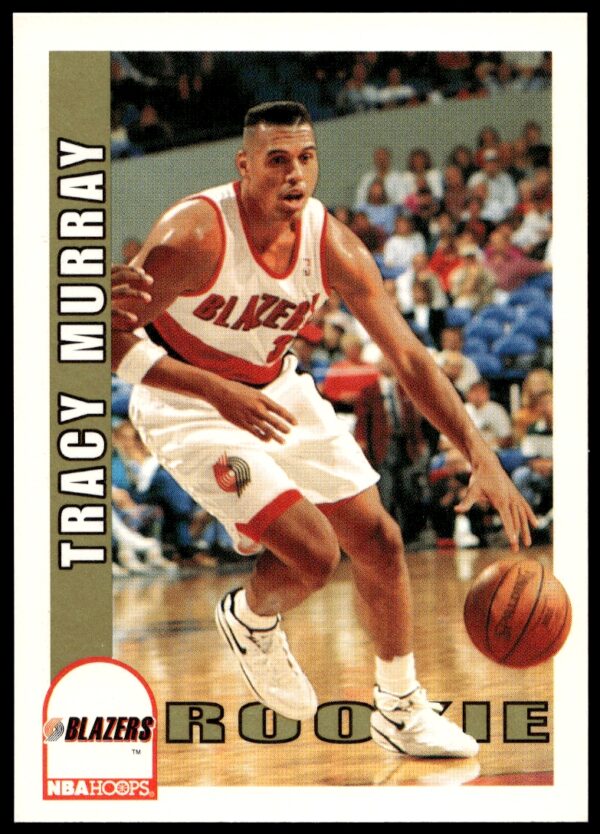 1992-93 NBA Hoops Tracy Murray #457 (Front)