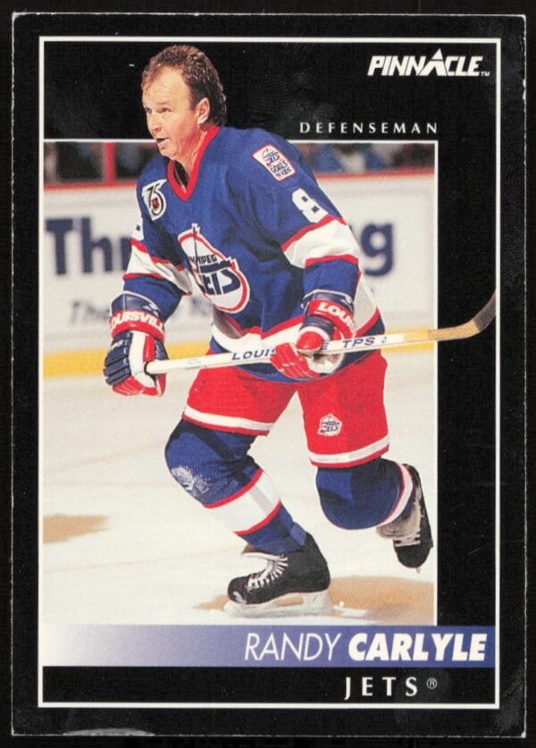 1992-93 Pinnacle Randy Carlyle #87 (Front)