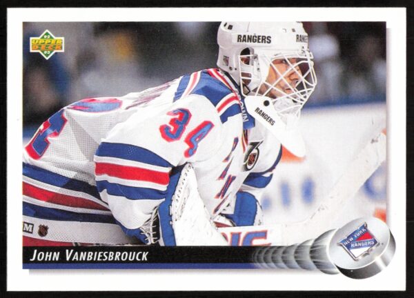 1992-93 Upper Deck John Vanbiesbrouck #44 (Front)