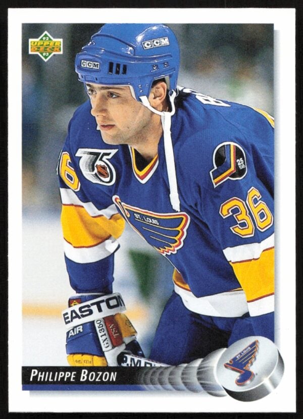 1992-93 Upper Deck Philippe Bozon #283 (Front)