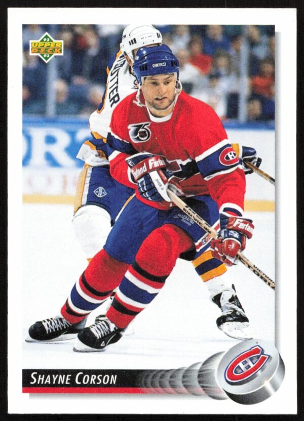 1992-93 Upper Deck Shayne Corson #330 (Front)