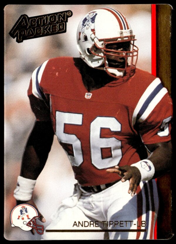 1992 Action Packed Andre Tippett #165 (Front)