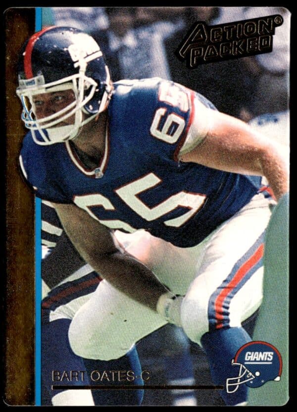 1992 Action Packed Bart Oates #187 (Front)