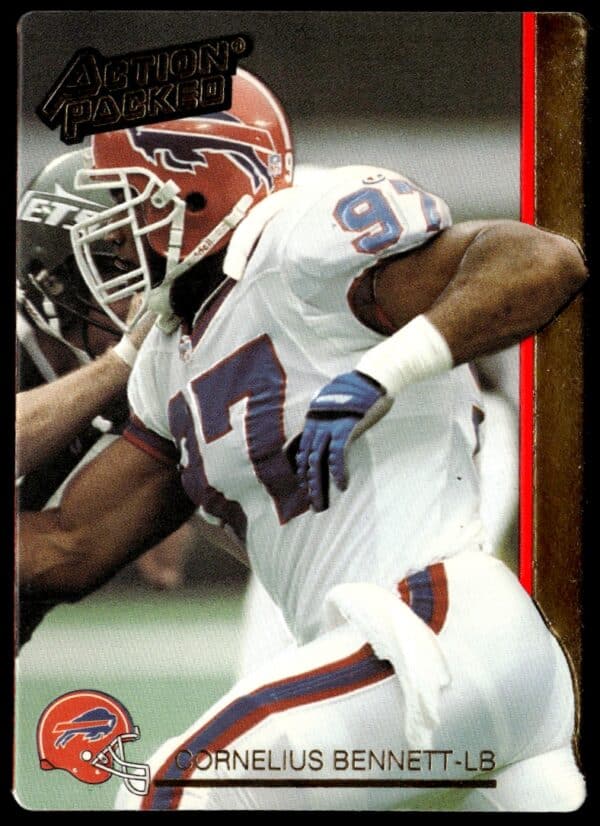 1992 Action Packed Cornelius Bennett #12 (Front)