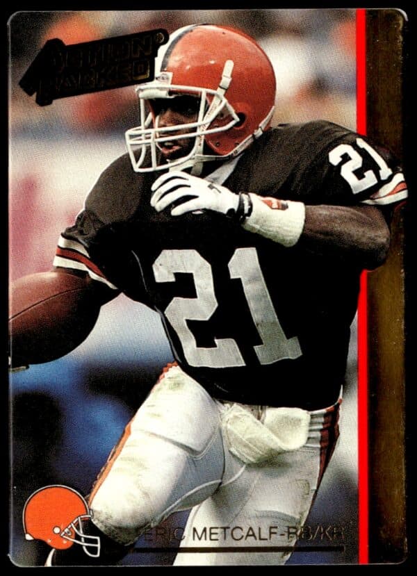 1992 Action Packed Eric Metcalf #45 (Front)