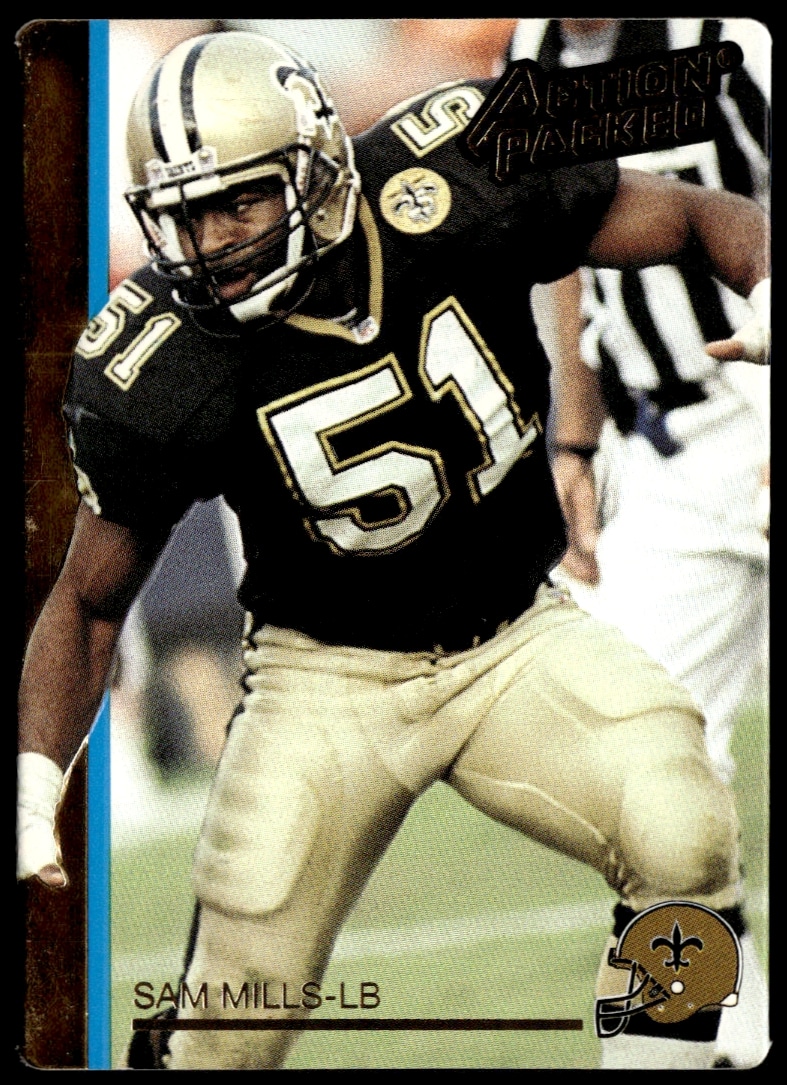 1992 Action Packed Sam Mills #174 (Front)