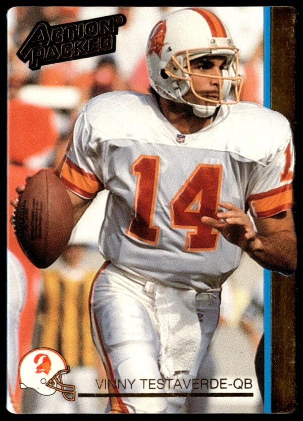 1992 Action Packed Vinny Testaverde #265 (Front)