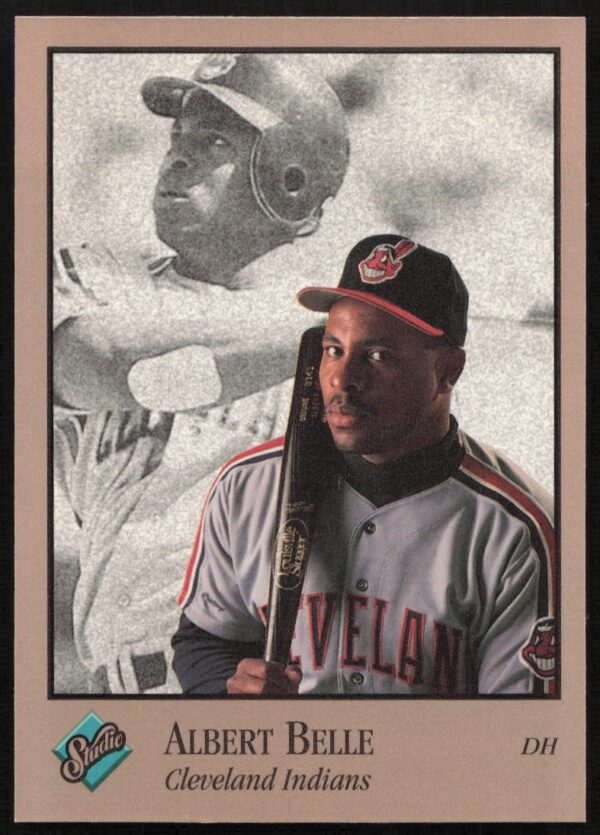 1992 Leaf Studio Albert Belle #164 (Front)