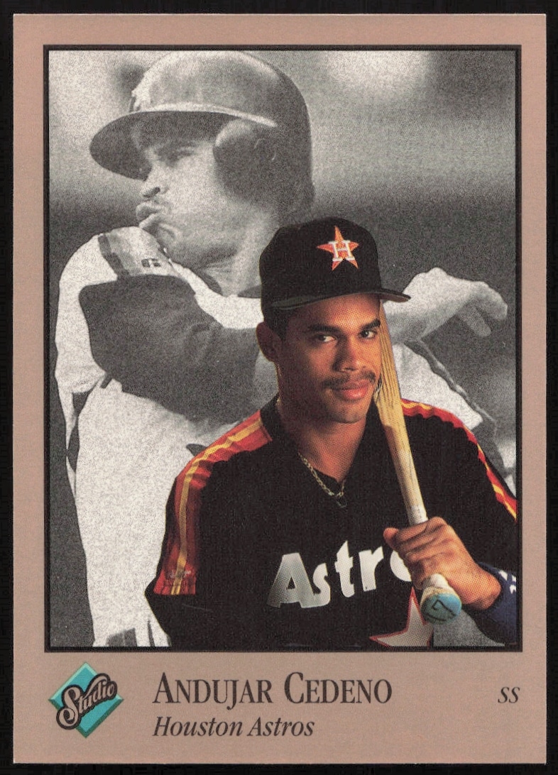 1992 Leaf Studio Andujar Cedeno #34 (Front)